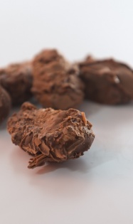 Shaved Milk chocolate  truffles 